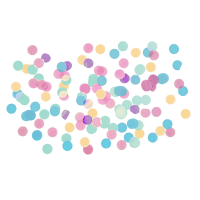 Confetti Happy Birthday Pastel